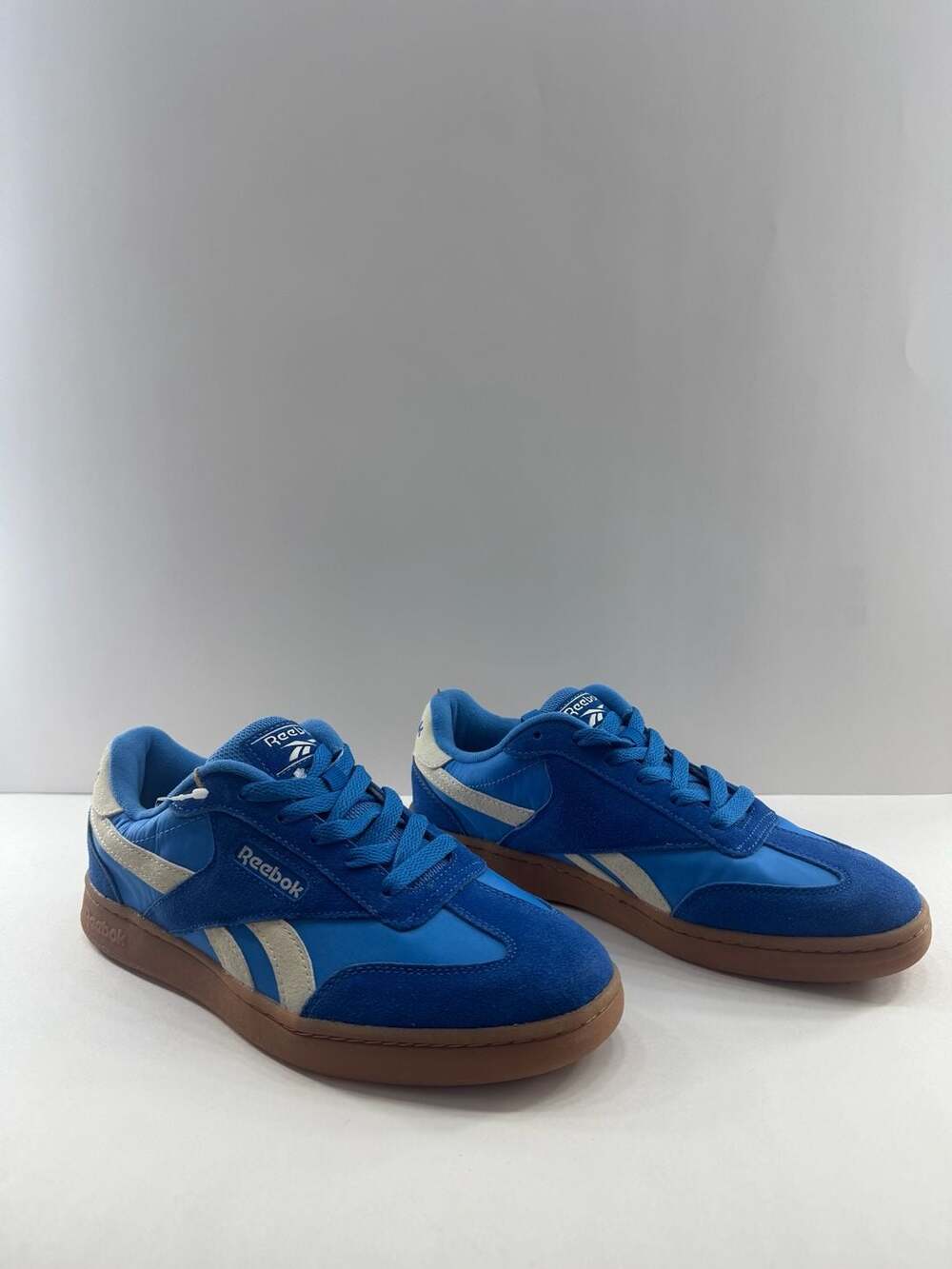 Reebok Club C Grounds UK Blue White Gum Sole Sneakers Size 7